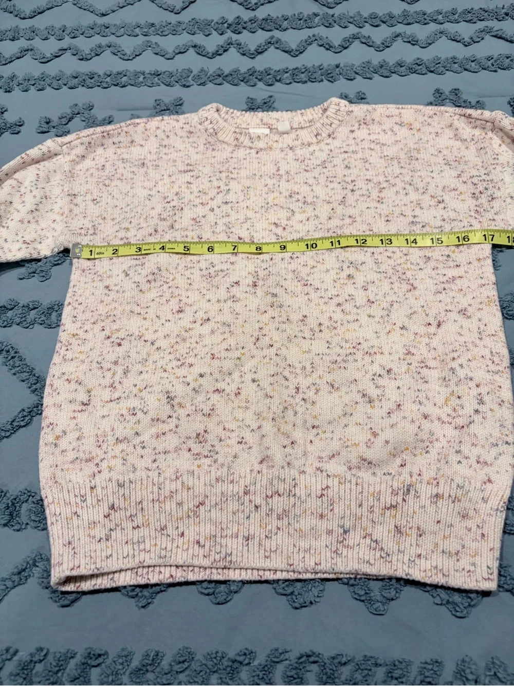 GAP Cream Speckled Crewneck Sweater
